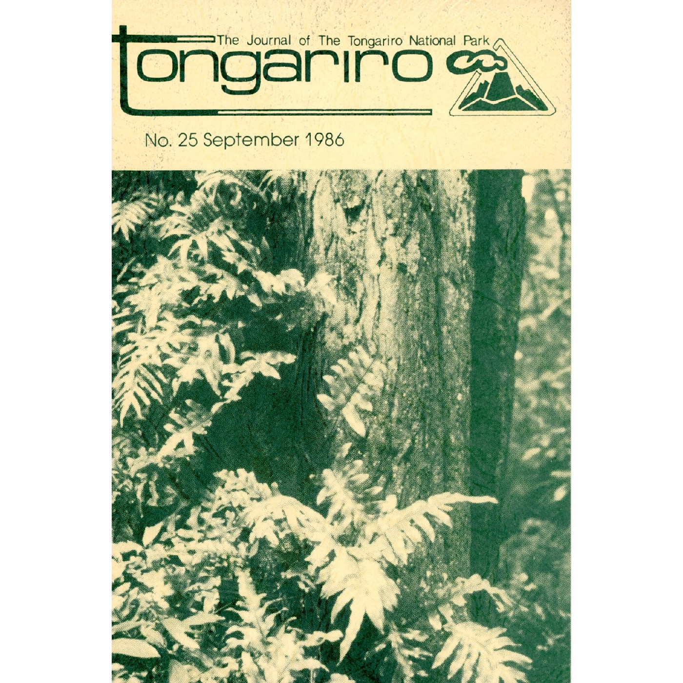 The Journal of the Tongariro National Park No. 25 1985