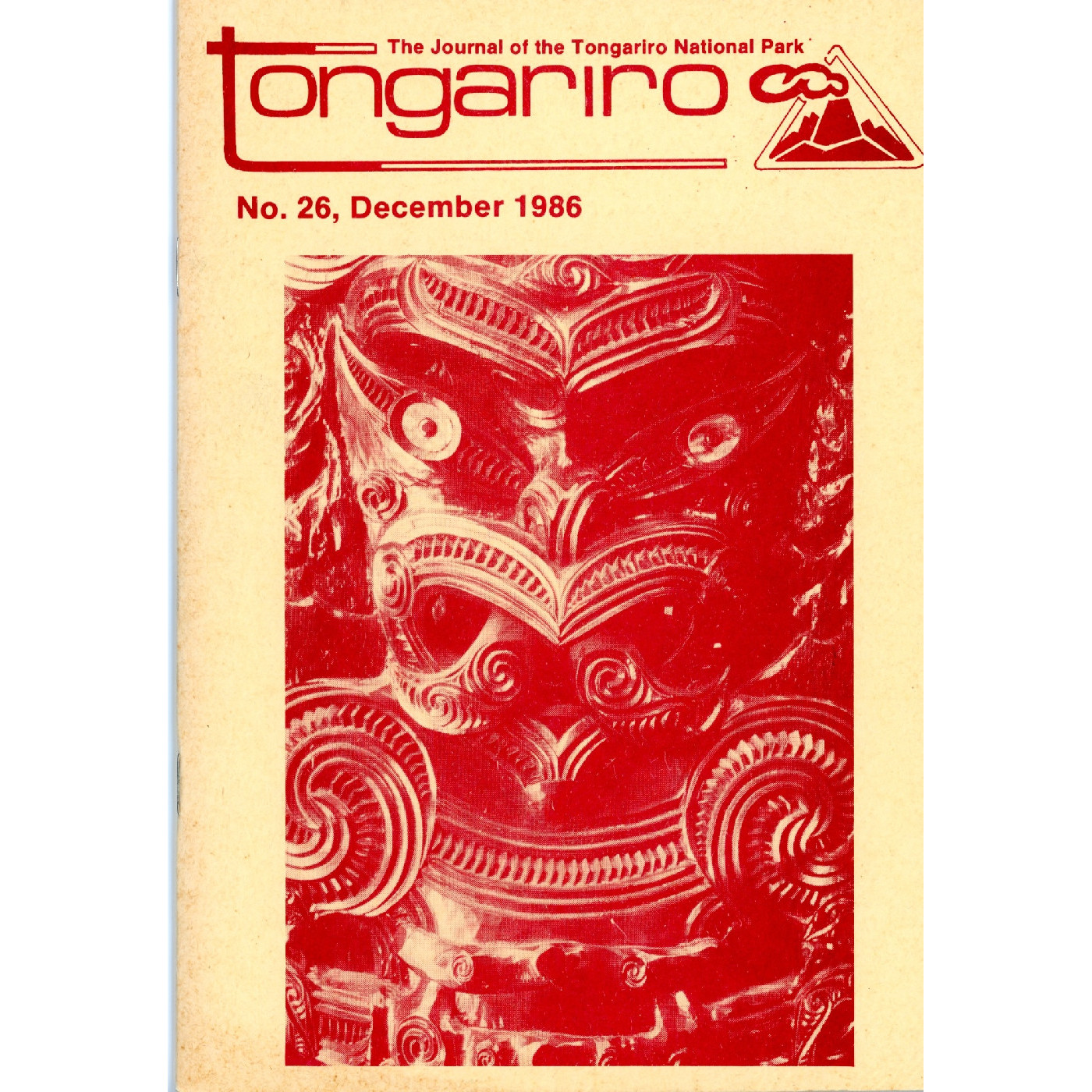 The Journal of the Tongariro National Park No. 26 1985