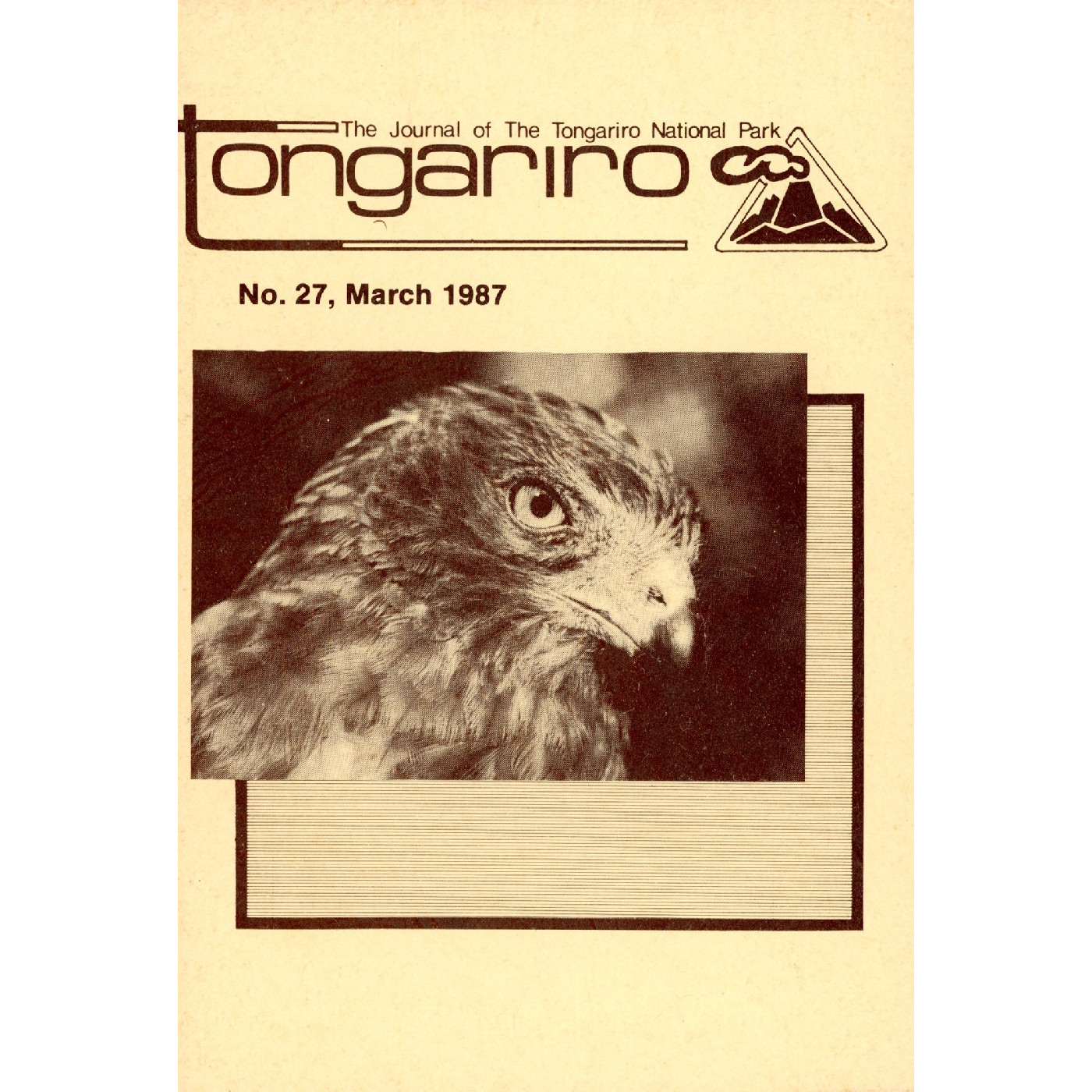 The Journal of the Tongariro National Park No. 27 1987