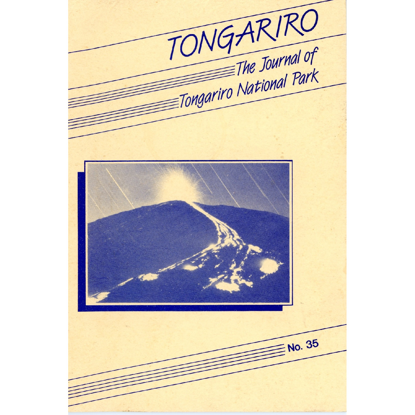 The Journal of the Tongariro National Park No. 35 1987