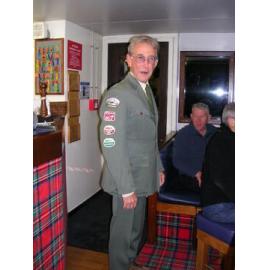 Neil Clifton in Uniform at Rangers Reunion