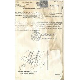 Certificate of Title: Kelly's Creek, Arthur's Pass National Park