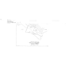 Plan of buildings: Kelly's Creek, Arthur's Pass National Park