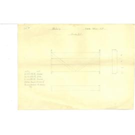 Plans for hut furniture: Arthur's Pass National Park