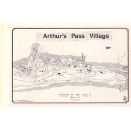 Arthurs Pass village map
