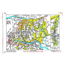 Provisional map: Arthur's Pass National Park