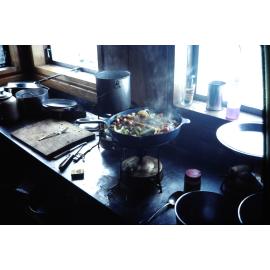 Typical cooking scene: Aoraki Mount Cook National Park