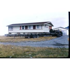 Ranger house move from Birch Hill: Aoraki Mount Cook National Park