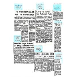 Miscellaneous September-November 1967: Arthur's Pass National Park