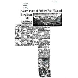 Beauty, Peace of Arthur's Pass National Park Never Pall