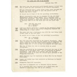 Tongariro National Park Ski Lifts and Tows 1939-1973