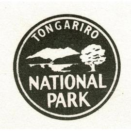 Early Tongariro National Park emblem