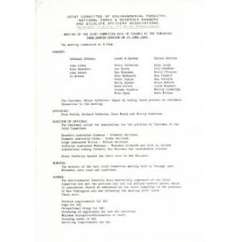 19 June 1986-Minutes of the Joint Committee of Forestry, NP&R Rangers and Wildlife Officers Associations