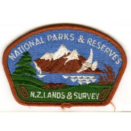 Parks and Reserve crest as embroidered patch