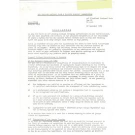 Rangers Association Newsletter-22 November 1982