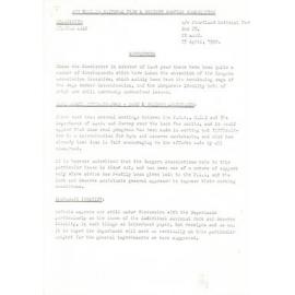 Rangers Association Newsletter-23 April 1982