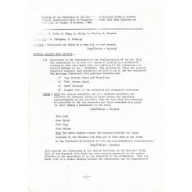 Rangers Association Minutes of Executive Meeting-10 October 1980