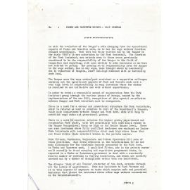 Rangers Association Report on wage workers-August 1980