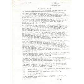 Rangers Association Newsletter-11 May 1980