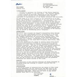 Rangers Association Newsletter-1/4/1980