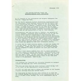 Rangers Association Newsletter-February 1979