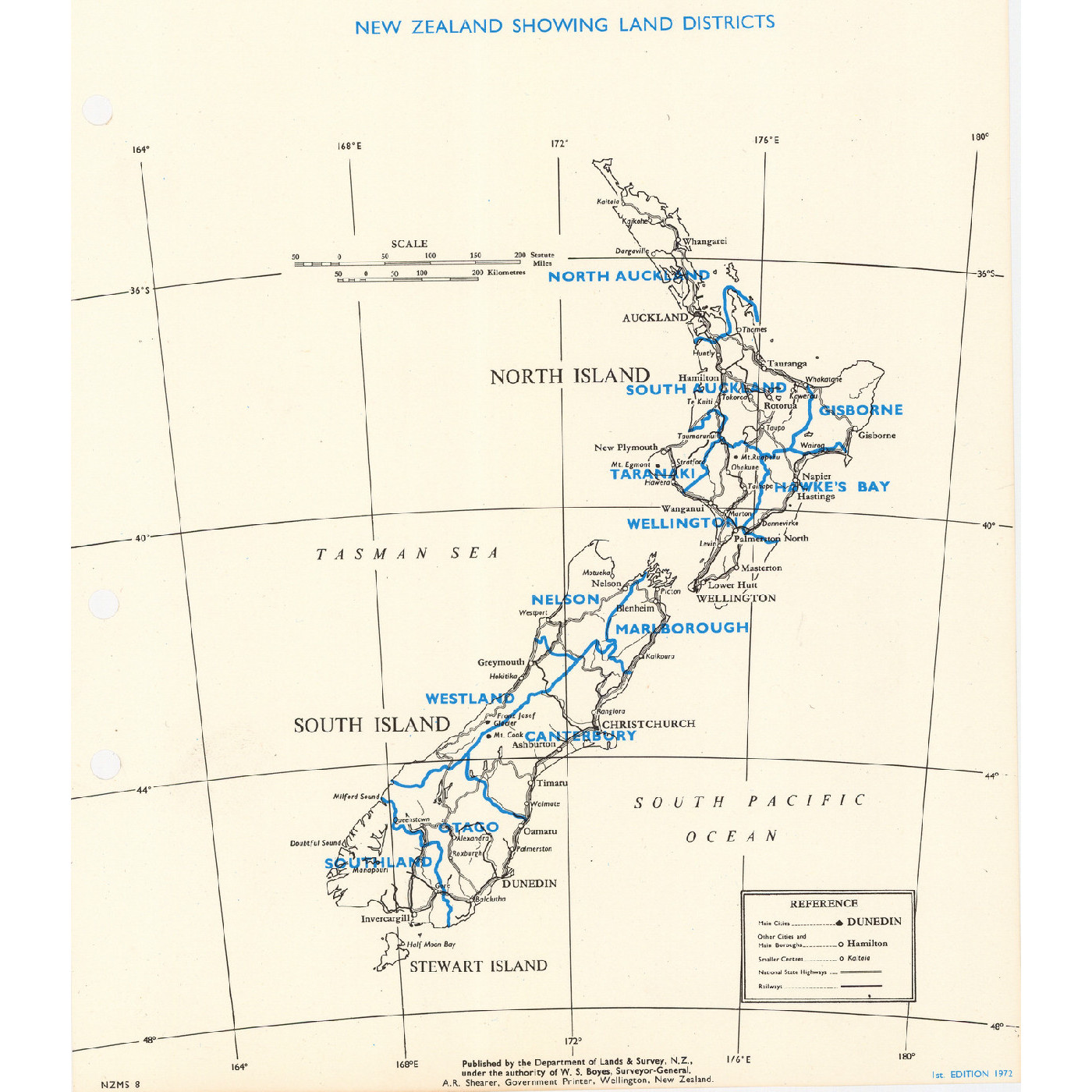 Land Districts