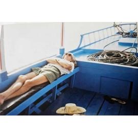 Wally Sander enjoying the tropics