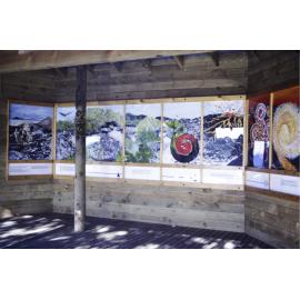 Display at Rangitoto Wharf, Rangitoto Island