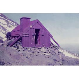 Dome Shelter in summer, Turoa, Mount Ruapehu