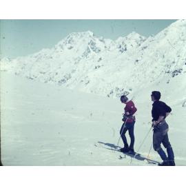 Ski touring Tasman Glacier 1967