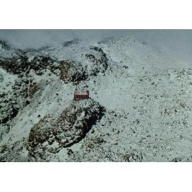 Blast damage Glacier Shelter 27 May 1975 Eruption Mt Ruapehu