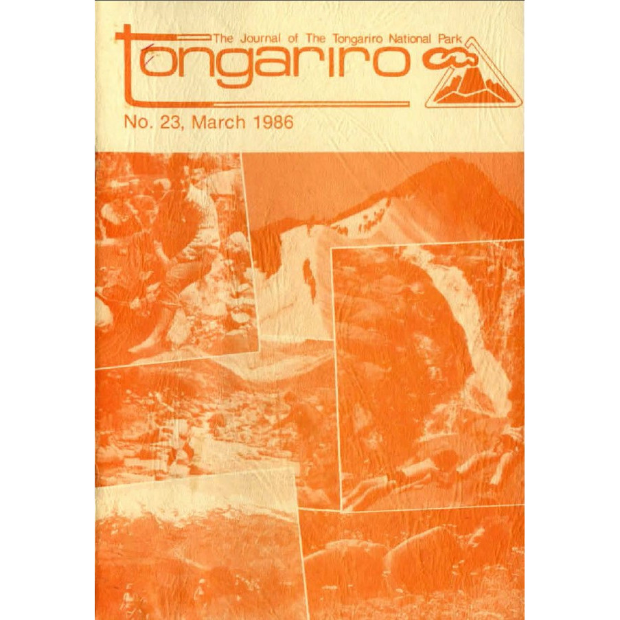 The Journal of the Tongariro National Park No 23 March 1986