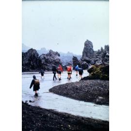 Wet Walk in Oturere Crater, Tongariro National Park, 1974
