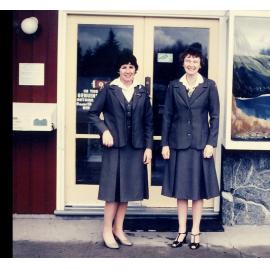 Receptionists uniforms: Fiordland National Park