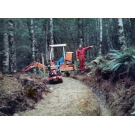 Track building: Fiordland National Park