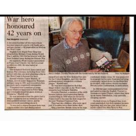 Peter King - war hero