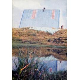 Finishing touches to Mackinnon Pass Shelter: Fiordland National Park 1968