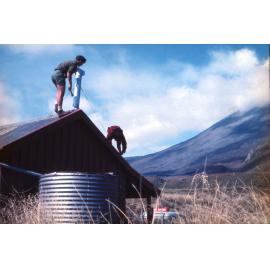 Mangatepopo Hut maintenance: Tongariro National Park