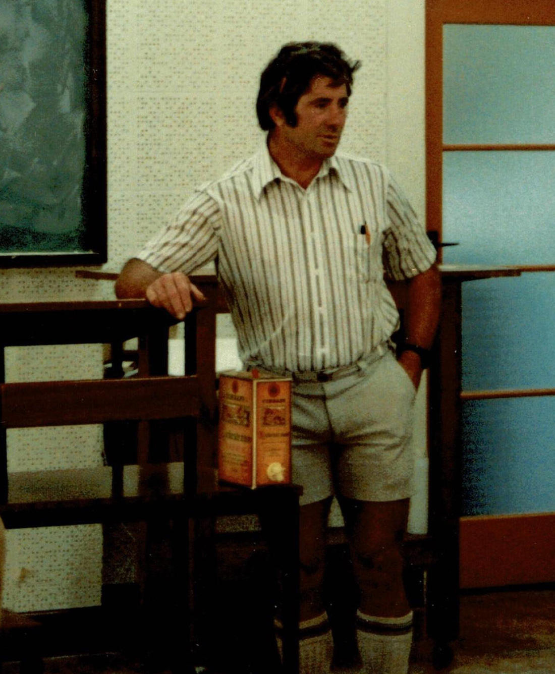 Pat Devlin at Lincoln College late 1970's