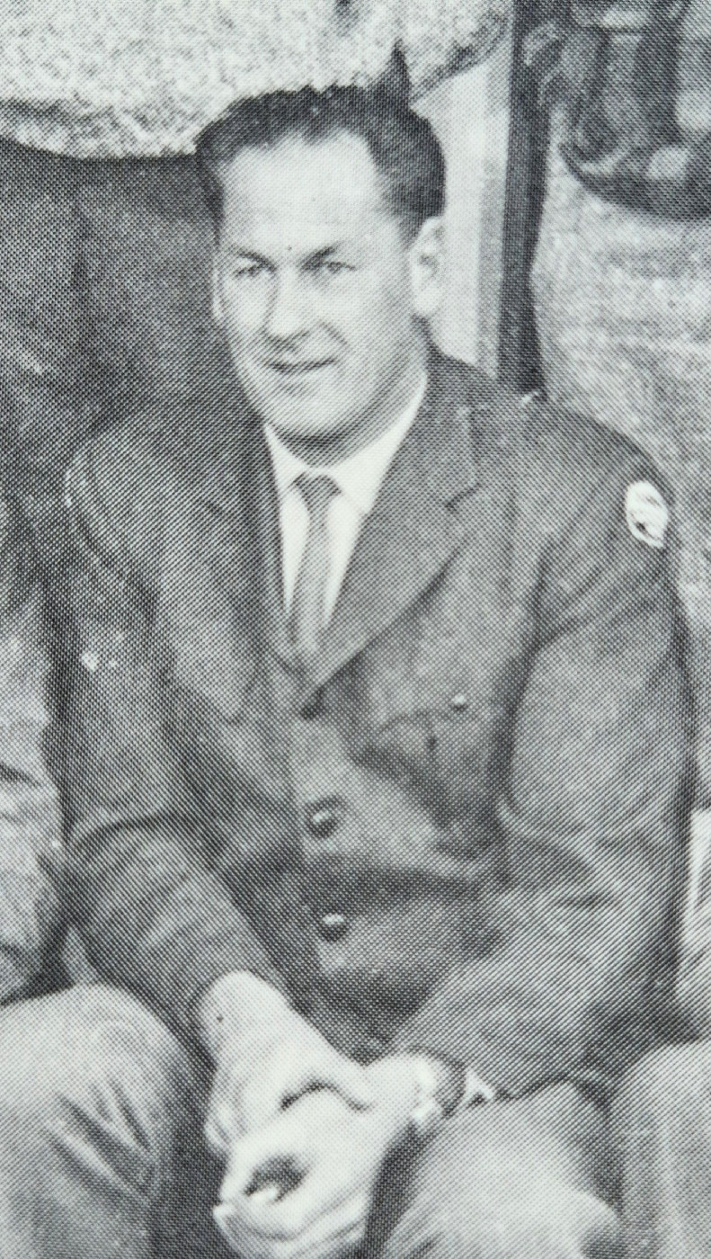 Philip Boswell outside Park HQ 1965