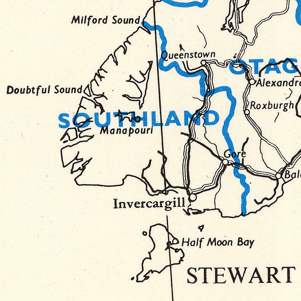 Southland Land District (inc sub-Antarctic Islands)
