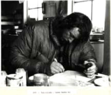 Tony Lilleby, Tasman Saddle hut, 1975