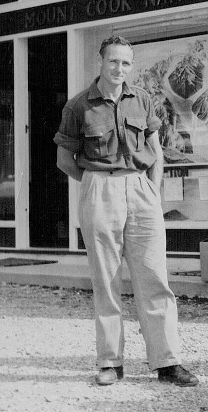 Merv Burke outside Park HQ 1965