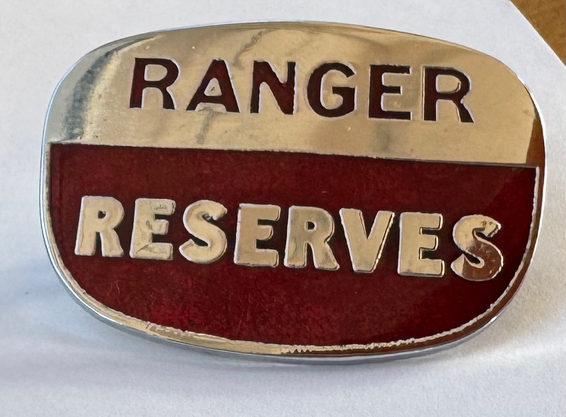 Reserve Ranger Badge | National Parks and Reserves Rangers Archive