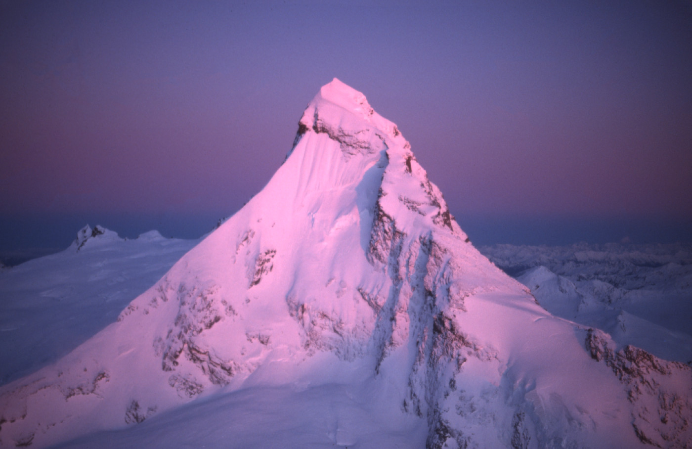 Mount Aspiring late light by Craig Potton