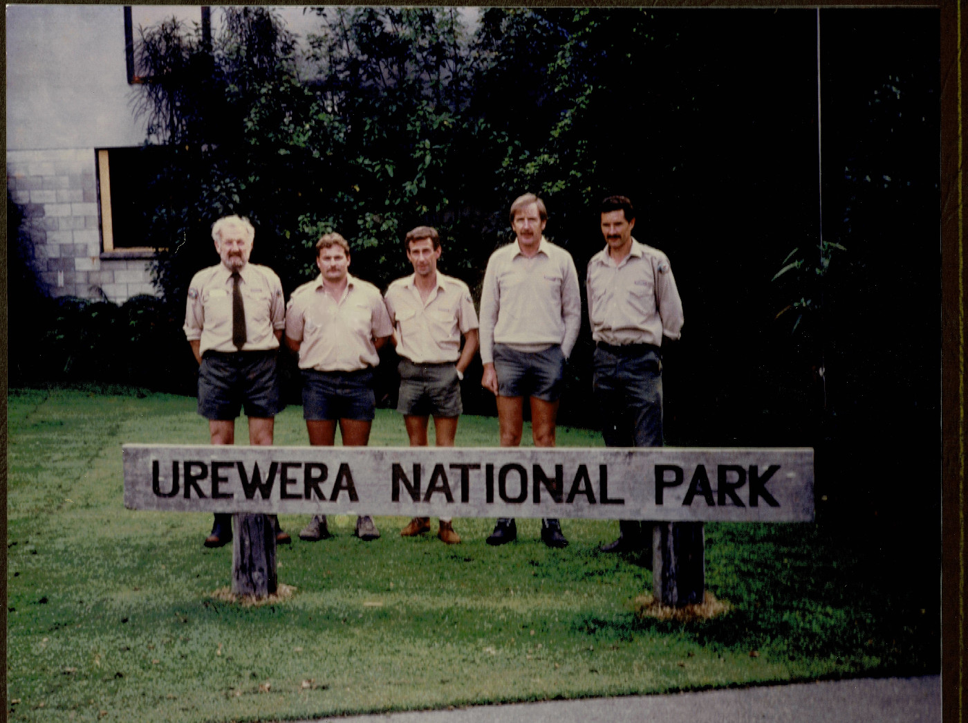 Te Urewera ranger staff | National Parks and Reserves Rangers Archive